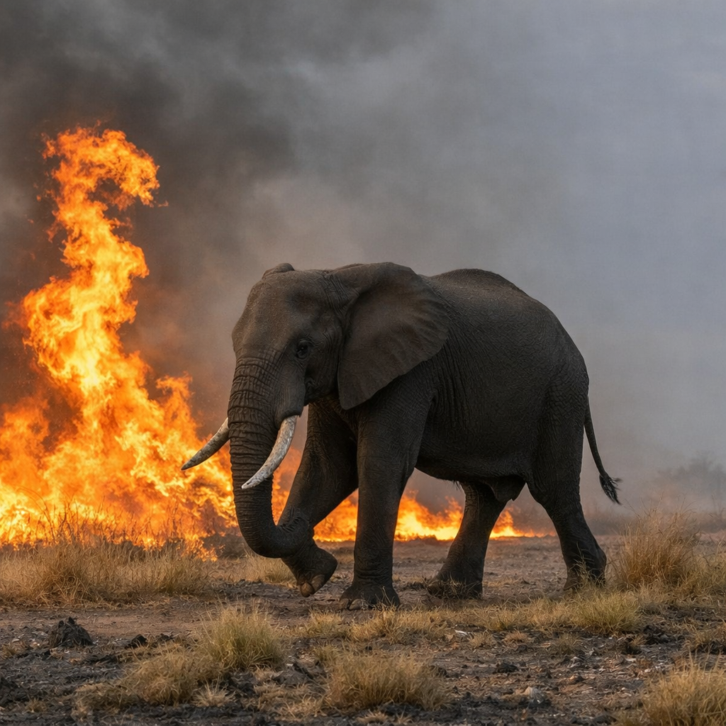 Fire safety elephant