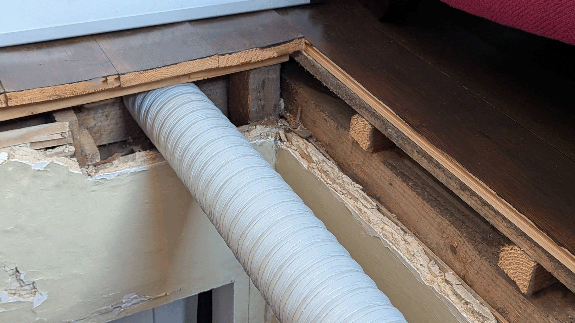 installed elephant duct ducting